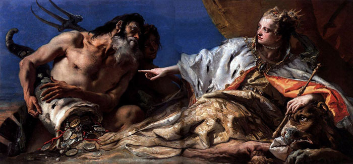 Neptune Offering Gifts to Venice